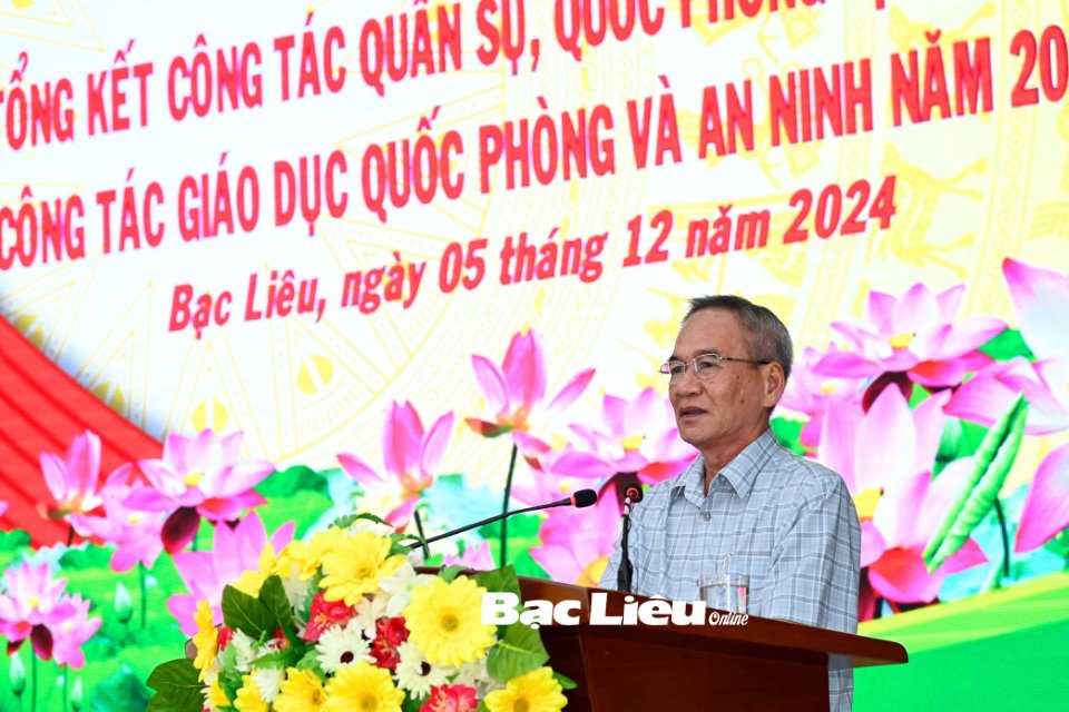 Tỉnh Bạc Liêu triển khai thực hiện đồng bộ, toàn diện và hoàn thành tốt các mặt công tác