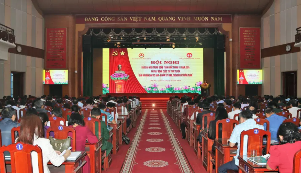 Hội nghị Báo cáo viên Trung ương toàn quốc tháng 11 2024