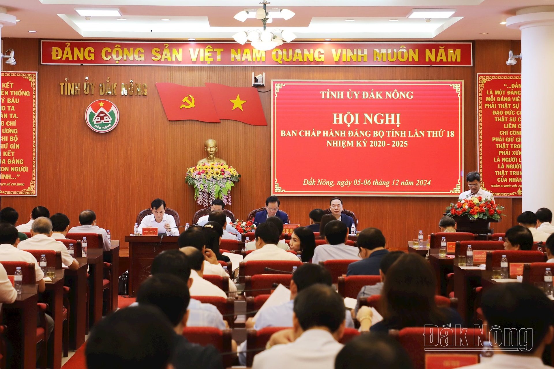 Khai mạc Hội nghị Ban Chấp hành Đảng bộ tỉnh Đắk Nông lần thứ 18