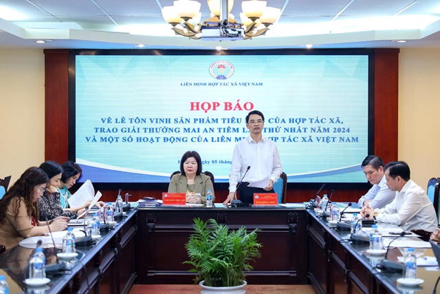 Sẽ tôn vinh 100 sản phẩm tiêu biểu Hợp tác xã trong giải thưởng Mai An Tiêm lần thứ nhất 2024