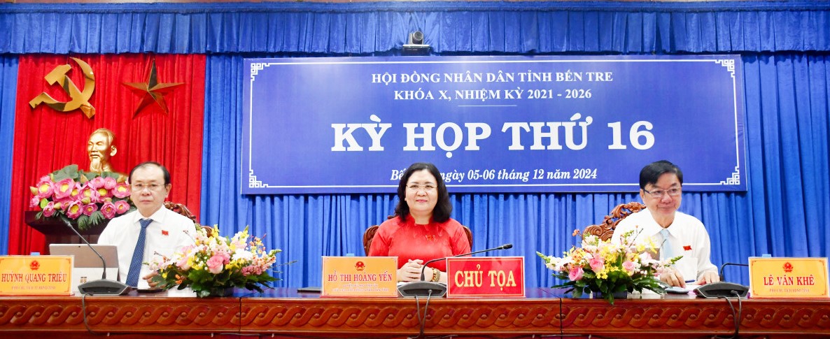 HĐND tỉnh Bến Tre thông qua 26 Nghị quyết quan trọng