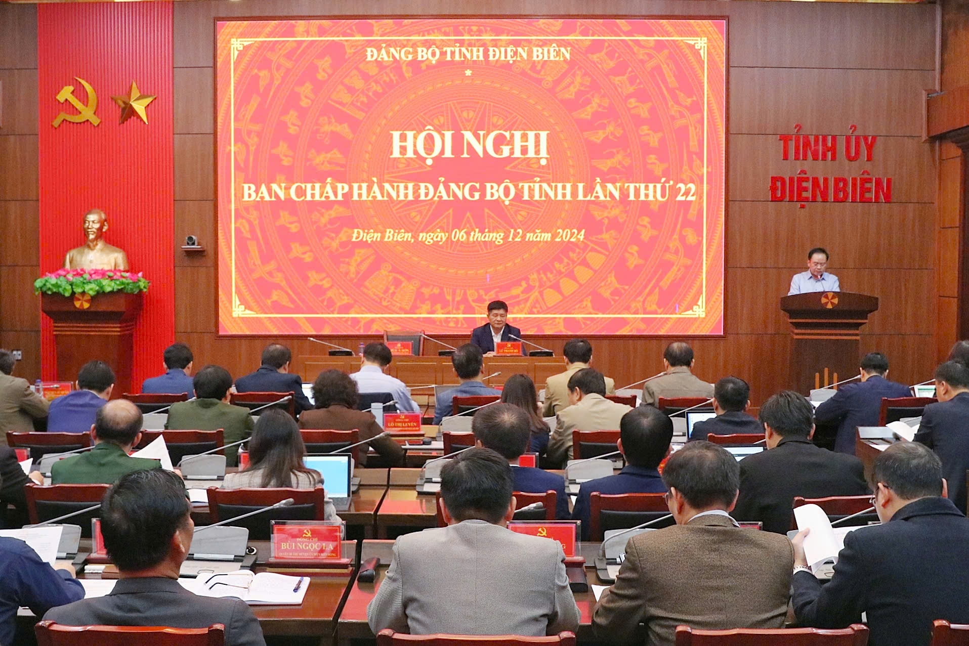 Hội nghị lần thứ 22 Ban Chấp hành Đảng bộ tỉnh Điện Biên cho ý kiến nhiều nội dung quan trọng