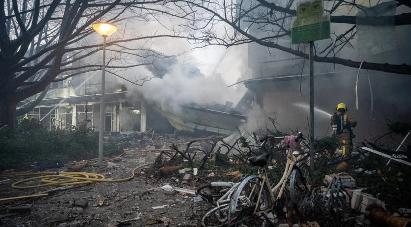 Sập chung cư 3 tầng ở thành phố La Haye Hà Lan , chưa rõ con số thương vong