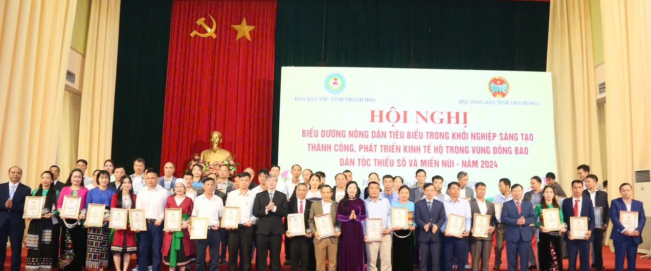 Thanh Hóa Biểu dương nông dân tiêu biểu trong khởi nghiệp sáng tạo vùng đồng bào dân tộc thiểu số và miền núi