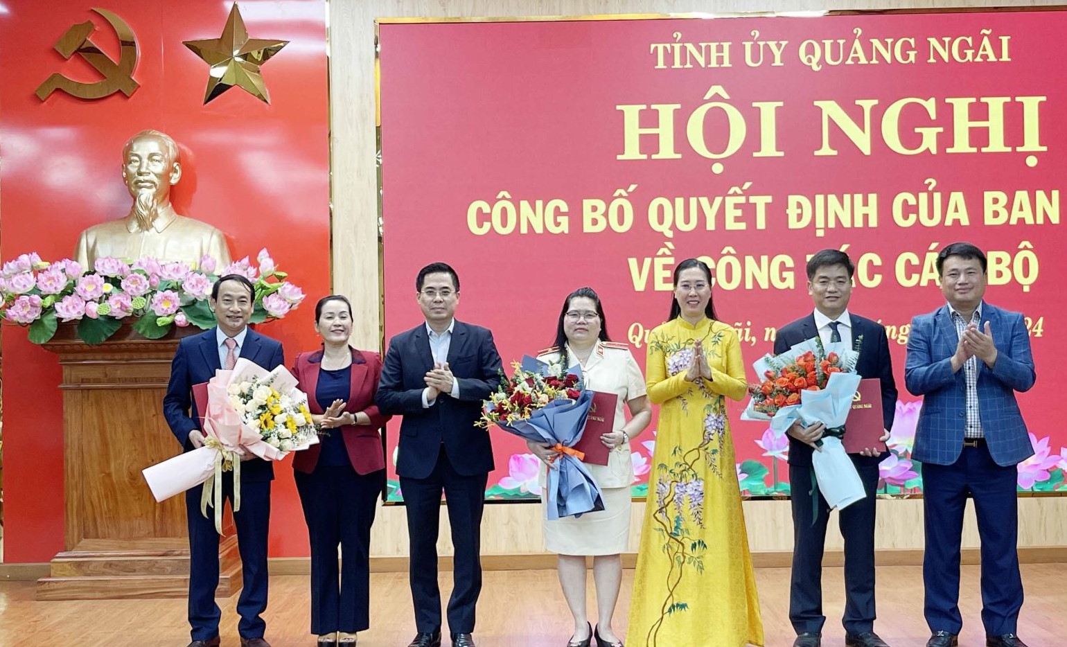 Quảng Ngãi công bố Quyết định của Ban Bí thư về công tác cán bộ