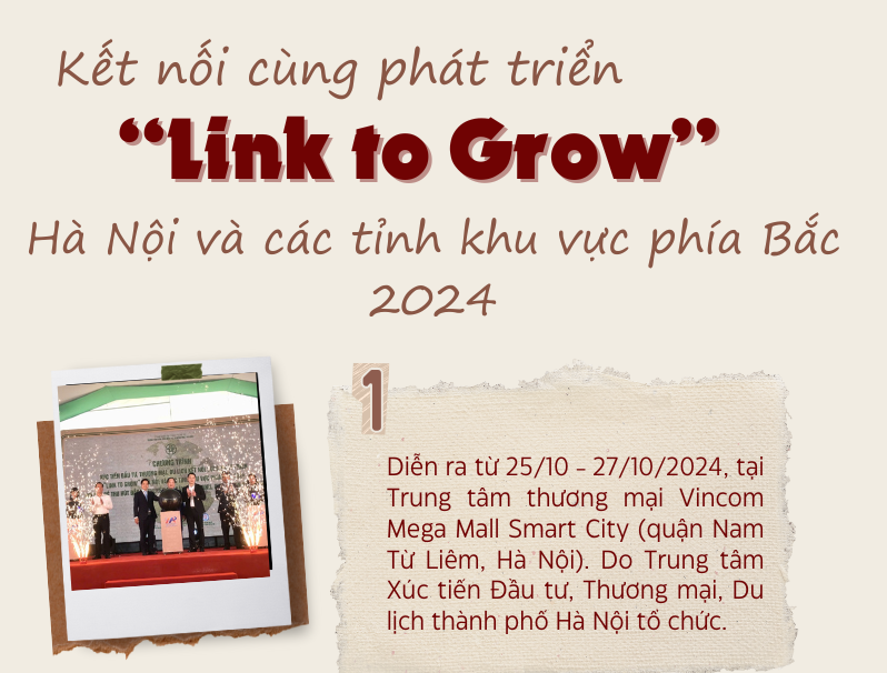 [Infographic] Nhiều hoạt động tại chương trình “Link to Grow”