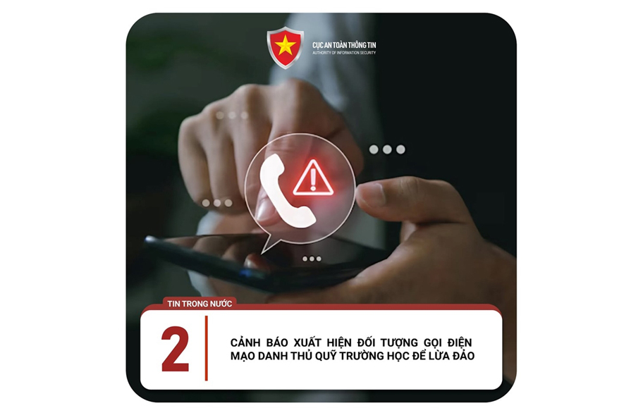 Cảnh báo thủ đoạn mạo danh thủ quỹ trường học để lừa đảo