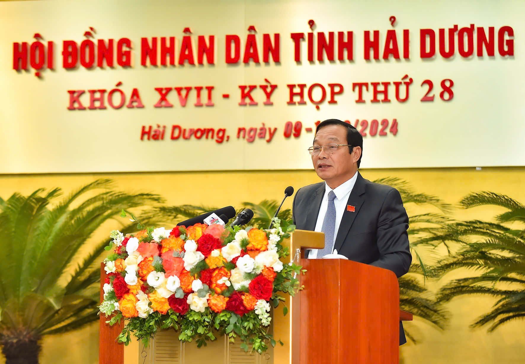 Khai mạc Kỳ họp thứ 28 HĐND tỉnh Hải Dương khoá XVII