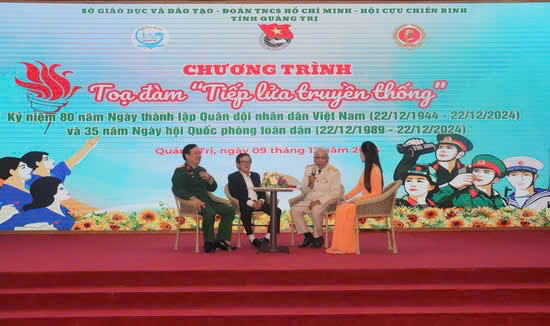 “Tiếp lửa truyền thống” cho thế hệ trẻ