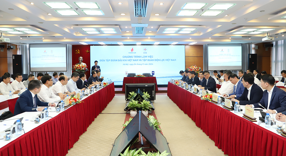 EVN Ký kết nhiều nội dung hợp tác quan trọng với Tập đoàn Dầu khí Việt Nam