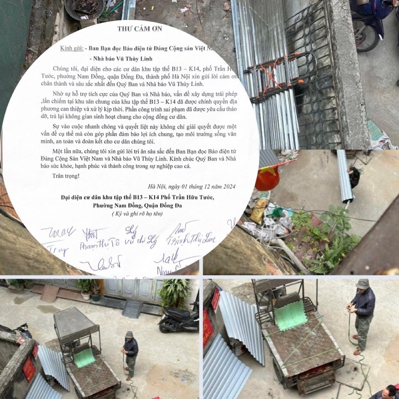 Người dân gửi thư cảm ơn Báo điện tử Đảng Cộng sản Việt Nam