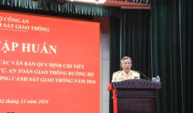 Tập huấn chuyên sâu về Luật TTATGT đường bộ cho lực lượng Cảnh sát giao thông