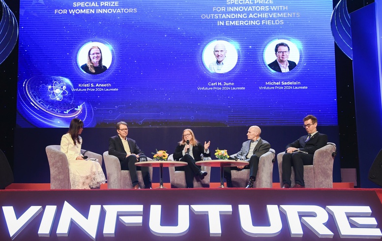 Chủ nhân Giải thưởng VinFuture 2024 truyền lửa cho sinh viên Việt Nam