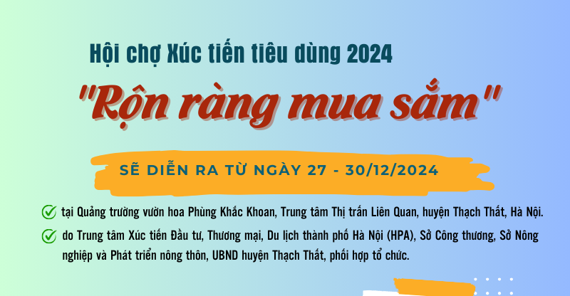 [Infographic] Rộn ràng mua sắm tại Hội chợ Xúc tiến tiêu dùng 2024