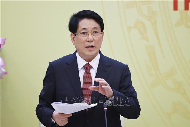 Chủ tịch nước Lương Cường thăm và làm việc với Bộ Công an