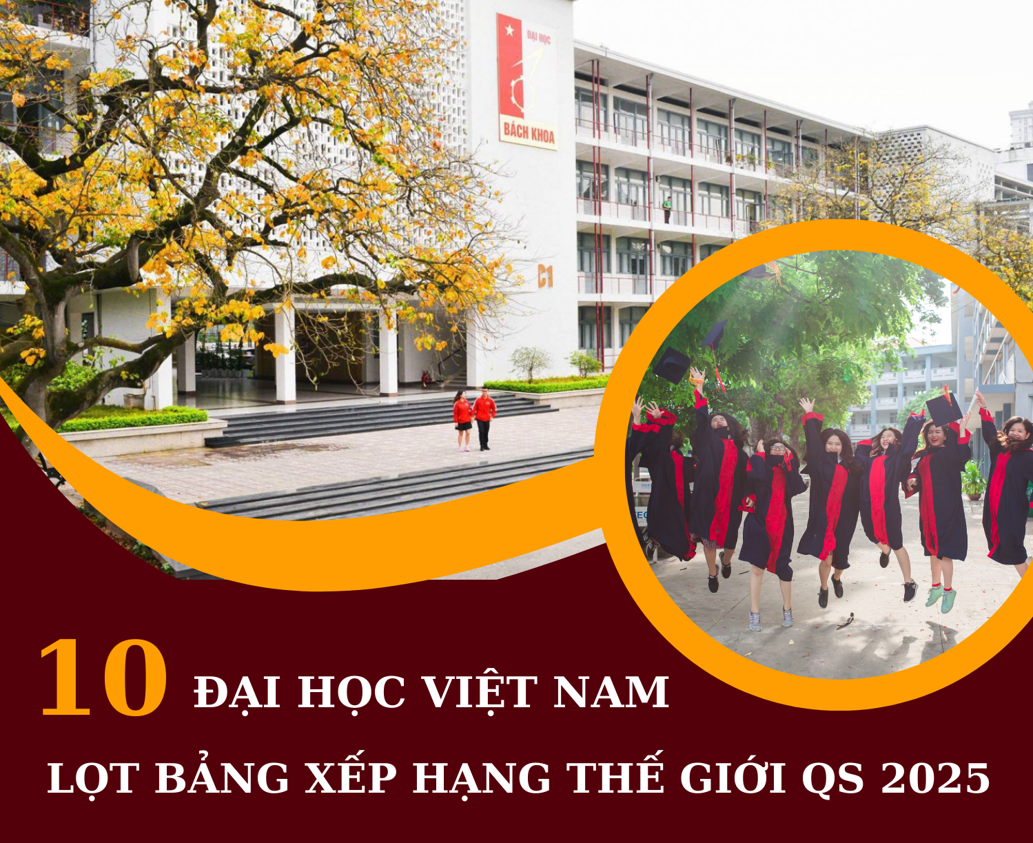 [Infographic] 10 đại học Việt Nam ghi danh trong bảng xếp hạng QS 2025