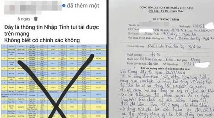 Nghệ An Phạt 2 người đăng tin sai về sáp nhập tỉnh thành