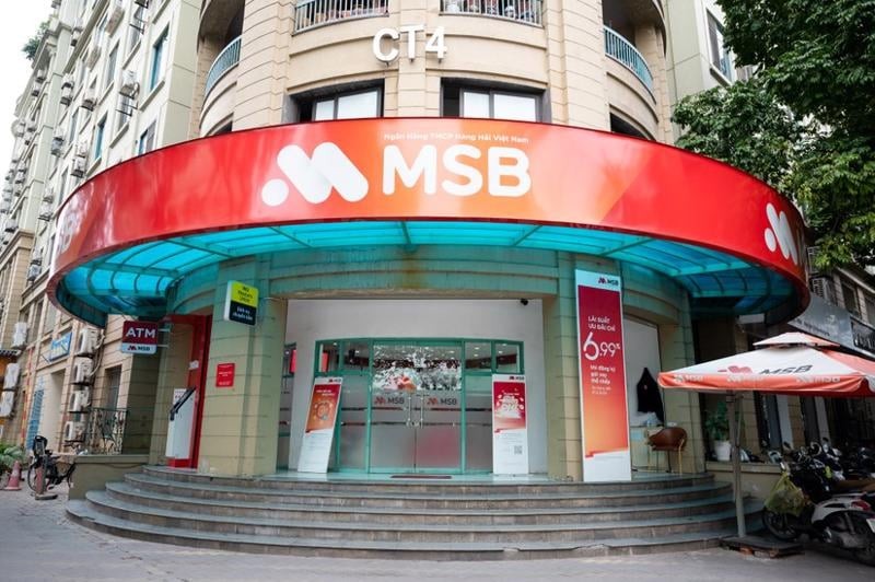 MSB có 9 cổ đông tổ chức chiếm 33,69 vốn điều lệ ngân hàng