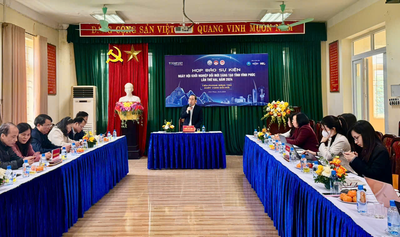 Nâng cao vị thế của Vĩnh Phúc trong cộng đồng khởi nghiệp đổi mới sáng tạo