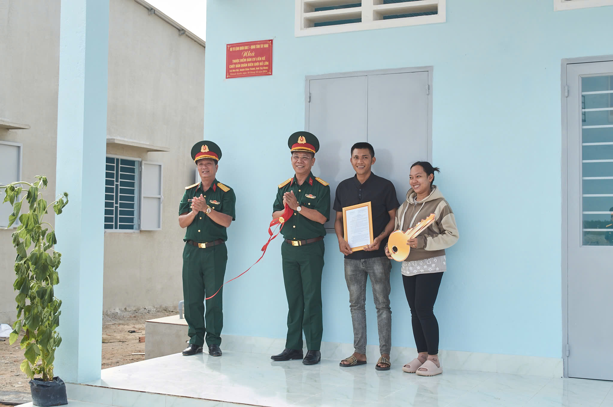 Khánh thành các điểm dân cư liền kề chốt dân quân biên giới trên địa bàn tỉnh Tây Ninh