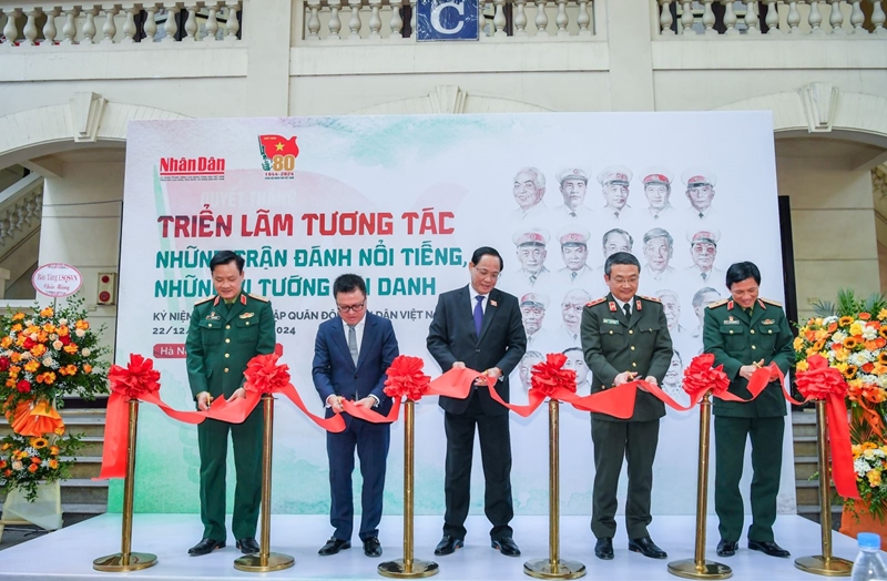 Khai mạc Triển lãm tương tác Những trận đánh nổi tiếng, những vị tướng tài danh