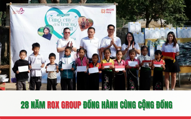 28 năm ROX Group đồng hành cùng cộng đồng