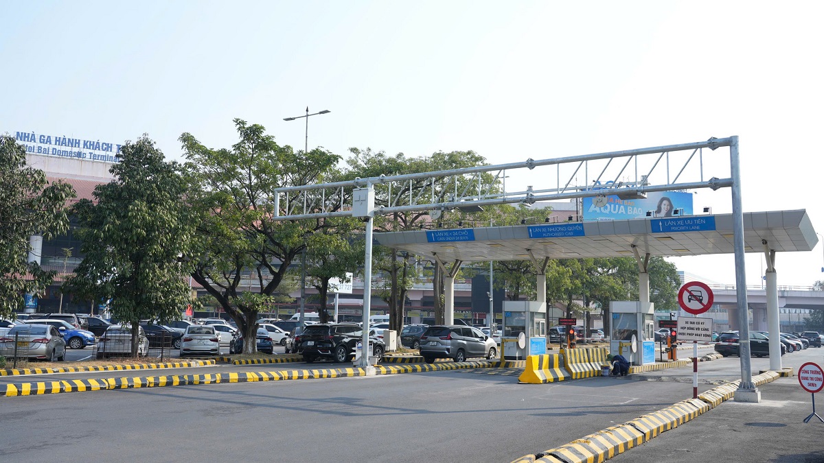 Chính thức áp dụng tất cả các làn thu phí không dừng ra vào Cảng HKQT Nội Bài