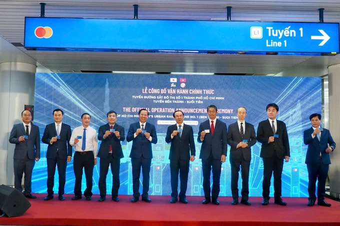 Tuyến metro đầu tiên của TP Hồ Chí Minh chính thức khai trương