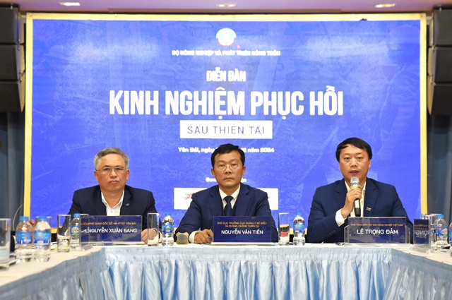 Diễn đàn “Kinh nghiệm phục hồi sau thiên tai”