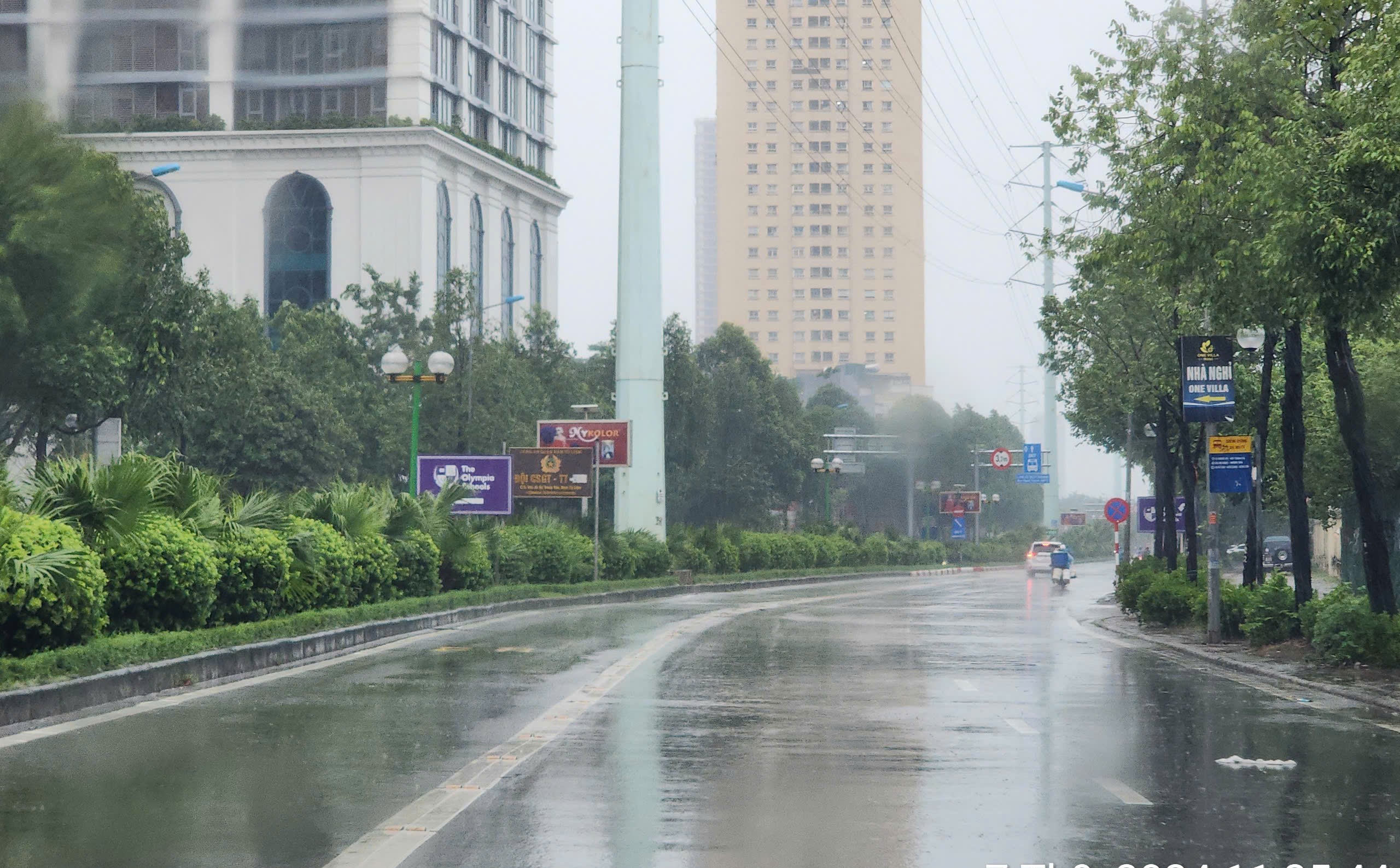 Ảnh hưởng bão số 10, Trung Bộ mưa to, Nam Bộ mưa rào