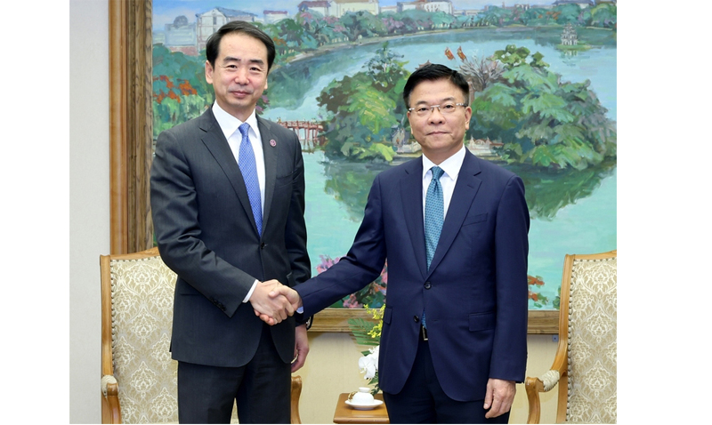 Phó Thủ tướng Lê Thành Long tiếp Đại sứ Trung Quốc tại Việt Nam