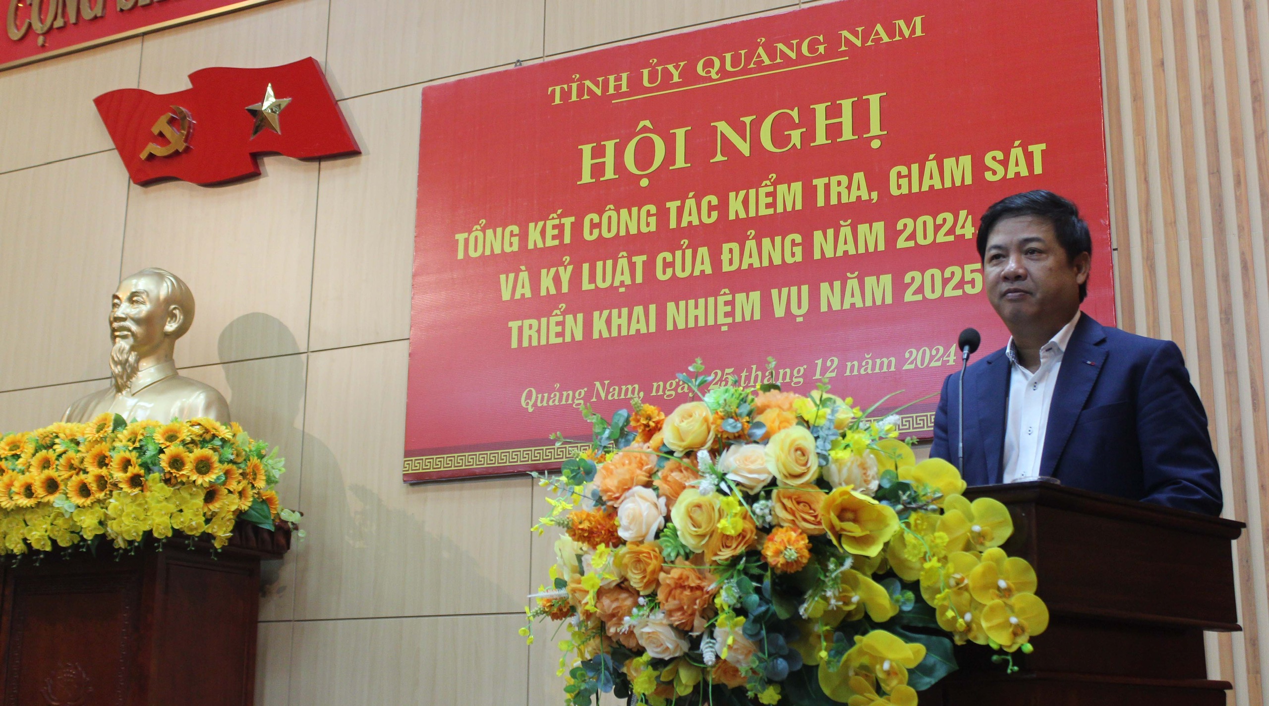 Quảng Nam tổng kết công tác kiểm tra, giám sát và thi hành kỷ luật đảng năm 2024