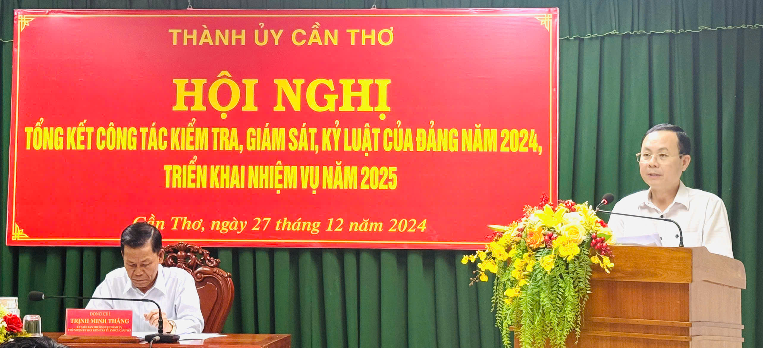 Cần Thơ tổng kết công tác kiểm tra, giám sát và kỷ luật của Đảng năm 2024