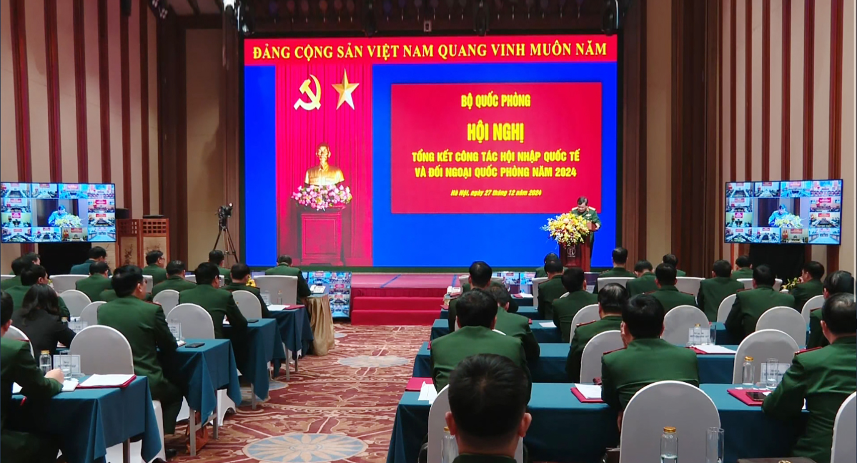 Tổng kết công tác hội nhập quốc tế và đối ngoại quốc phòng năm 2024