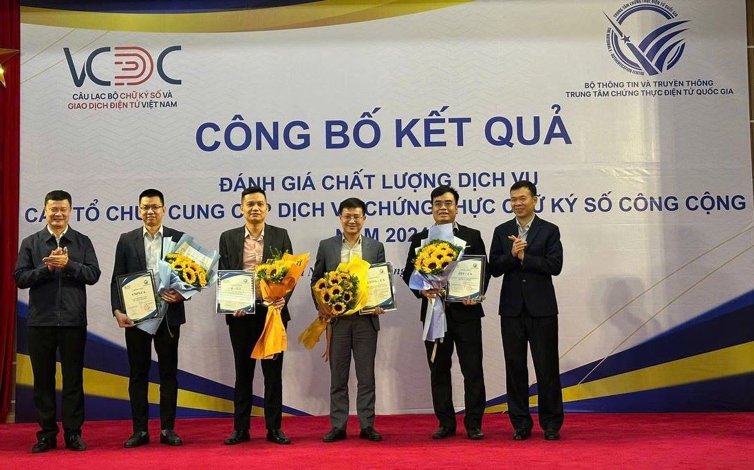 VNPT- CA tiếp tục là giải pháp chữ ký số có chất lượng dịch vụ tốt nhất năm 2024
