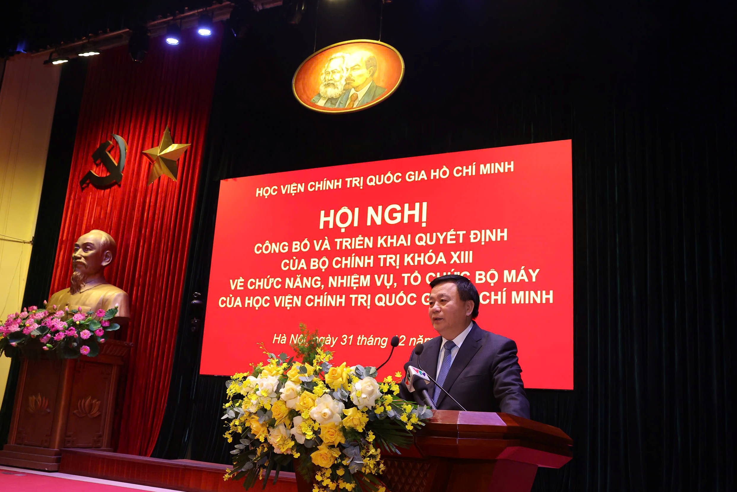 Học viện Chính trị Quốc gia Hồ Chí Minh giảm 23 đầu mối sau sắp xếp, tinh gọn bộ máy