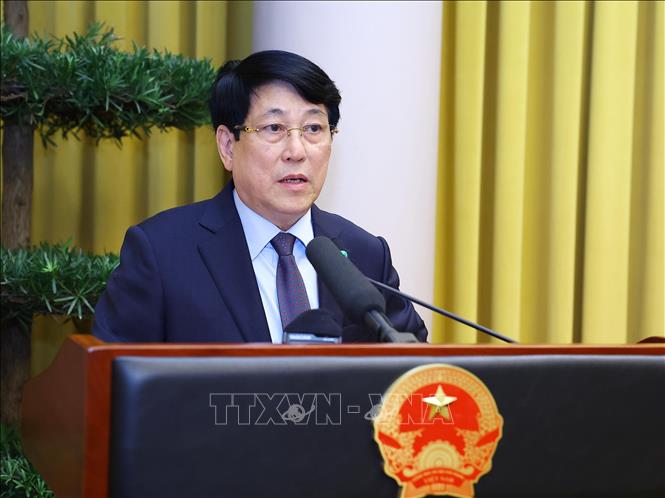 Chủ tịch nước Lương Cường dự Hội nghị triển khai nhiệm vụ năm 2025 của Văn phòng Chủ tịch nước