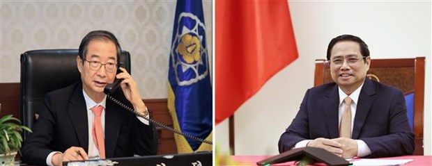 Vietnamese, Korean Prime Ministers hold phone talks