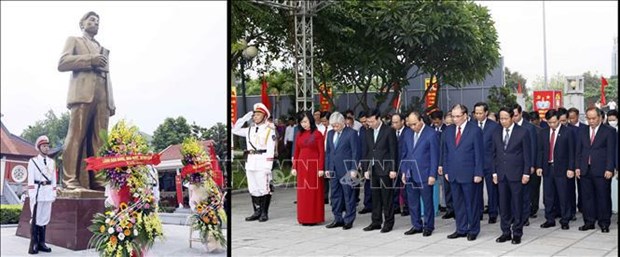 Leaders pay tribute to late Party General Secretary Nguyen Van Cu