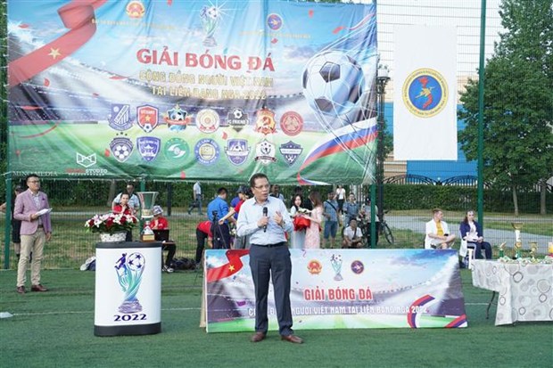 Football festival of Vietnamese community in Russia