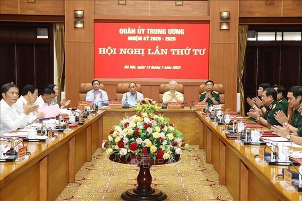 Party chief chairs meeting of Central Military Commission