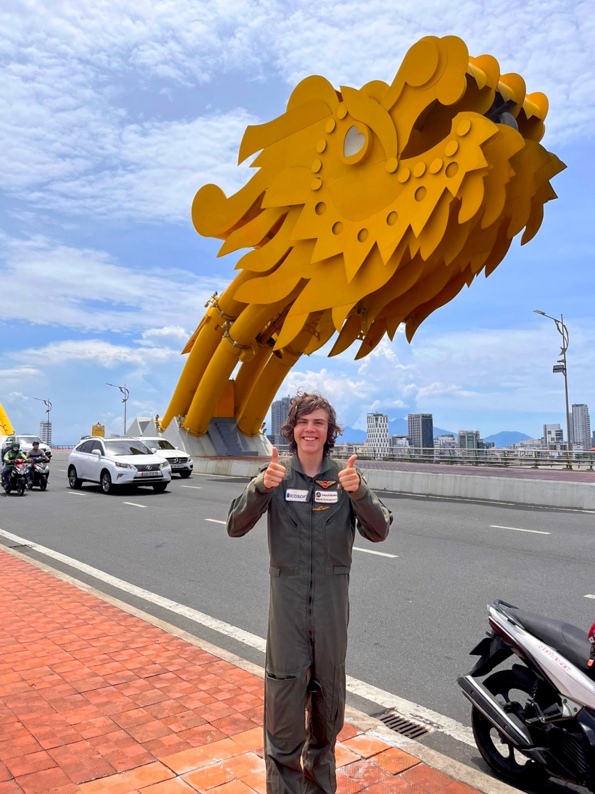 British-Belgian pilot arrives in Vietnam on round-the-world flight