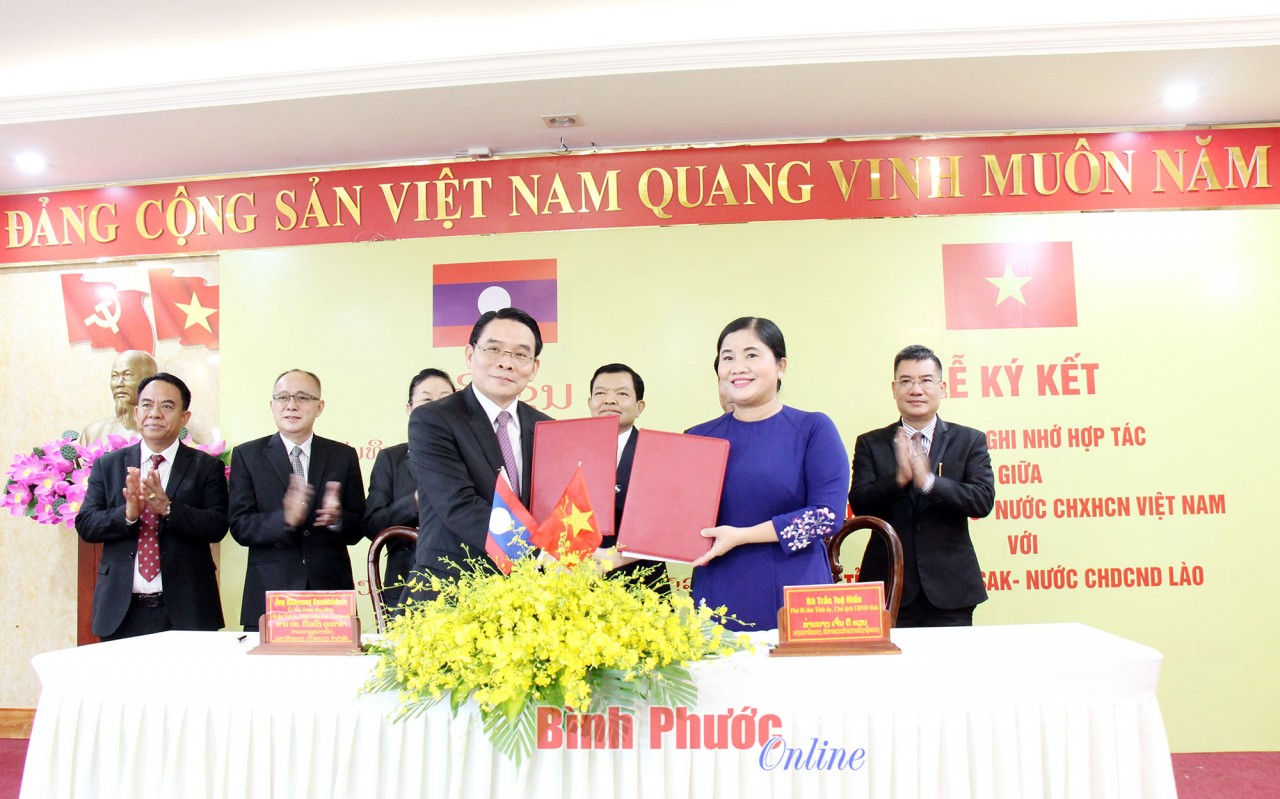 Binh Phuoc increases cooperation with Lao province in diverse areas