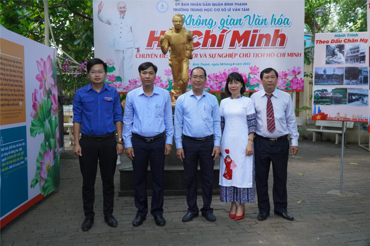 Ho Chi Minh cultural space built at secondary school in HCMC’s BinhThanh