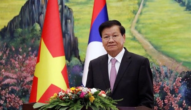 Lao leader calls on Lao, Vietnamese people to nurture special relationship