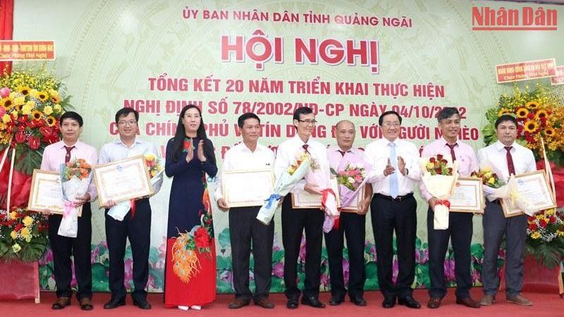 Quang Ngai Preferential credit helps over 185,000 households overcome poverty