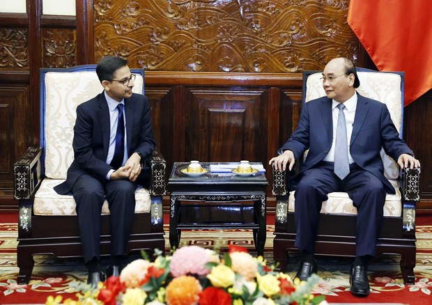 State leader receives outgoing Indian ambassador