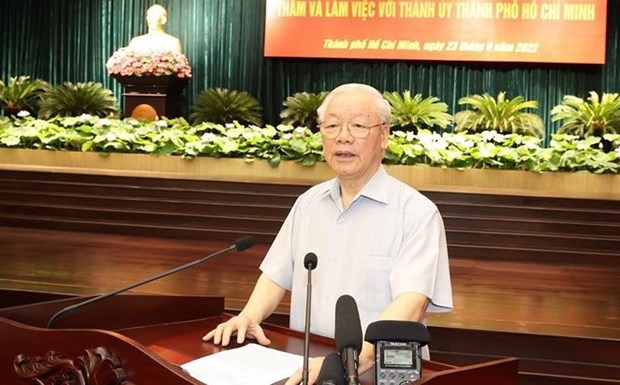 Party leader asks HCM City to further promote its role as biggest development driver