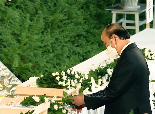 President concludes trip to Japan for former PM Abe Shinzo s funeral