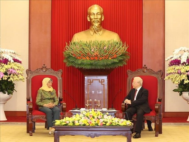 Vietnam treasures strategic partnership with Singapore Party leader